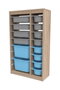 Hanah Home Montana Xs 2D4N8U - Gris Sonomo y Azul